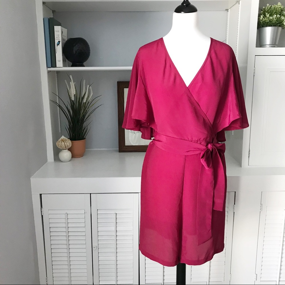 ASOS  |  Tie Waist Ruffle Sleeve Romper  |  18